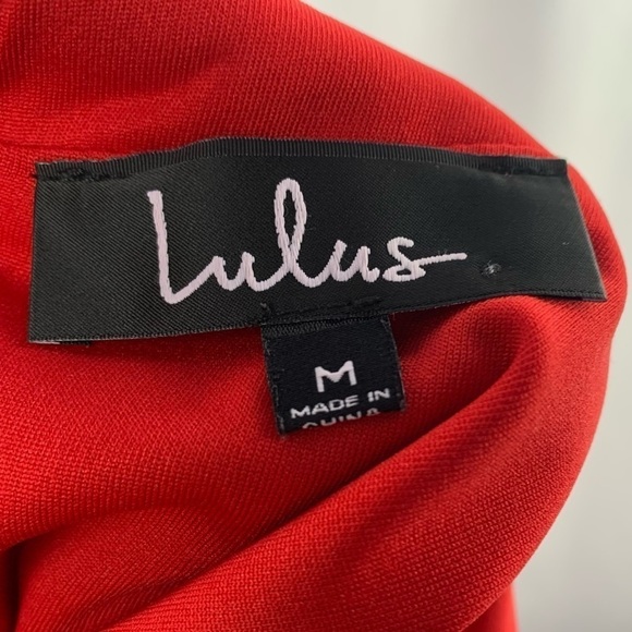 Lulus Play On Curves Backless Dress in Red Size Medium - Picture 5 of 7